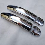 VNASKH Couvercle de poignée de Porte de Voiture poignées de Garniture Couvre Plastique Chrome, pour Audi TT 8j 8n MK1 MK2 RS