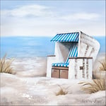 Pro Art ok290j5 Beach Chair Impression sur Toile 50 x 50 cm