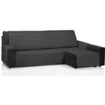 ECOMMERC3 Housse de canapé d'angle réglable, Couleur Noire, 280 cm