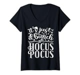 Womens It's Just A Bunch Of Hocus Pocus Tshirt V-Neck T-Shirt