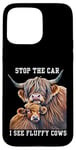 Coque pour iPhone 15 Pro Max Arrêtez la voiture, je vois une éleveuse de vaches moelleuses qui aime les vaches