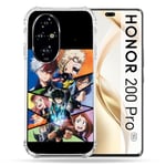 Cokitec Coque Renforcée pour Honor 200 Pro 5G Manga My Hero Academia Noir