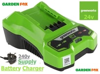 new GreenWORKS 24v Single Battery - BATTERY CHARGER - GWG24C 6952909062853