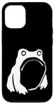 Coque pour iPhone 14 Grenouille simple : un symbole Wabi-Sabi de la bonne fortune