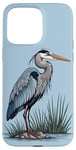 iPhone 15 Pro Max Great Blue Heron Case