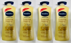 4XVaseline Essential Healing Lotion Intensive Care 600ml.