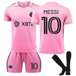 Jalkapallopaita Inter Miami Lionel Messi 10, pinkki 26