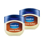 Vaseline Lip Therapy Cocoa Butter, Baume à Lèvres Nourrissant, Lot de 2 (2 x 7g)