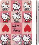 Hello Kitty Étui Pour Ipad 2020 Matériau Tpu Antichoc Réglage Automatique De L'angle De Veille/Réveil Mignon Housse De Protection Transparente 10.2in