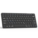 TQQ Ultra-Slim Bluetooth Keyboard for iPad 10th /iPad 9th/iPad Pro/iPad Air/iPad Mini/iPhone and Other Bluetooth Enabled Devices Including Samsung Tablet, Android, Windows