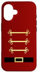 iPhone 16 Toy Soldier Nutcracker costume uniform Case