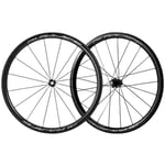 Shimano Dura Ace R9100 C40 Carbon Tubular Rim Brake Road Wheelset - Black / Pair 11-12 Speed 700c