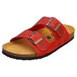 Plakton Beta Womens Red Walking Sandals - 5 UK