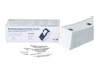 Seiko Instruments SLP-FCS2 - Cartes de visite non-adhésives mattes - blanc - 57 x 89 mm 600 carte(s) ( 300 feuille(s) x 2 ) - pour Smart Label Printer 440, 440 Office Administration Pack, 450...