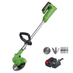 CFYP Cordless Electric Trimmer Grass Trimmer Cordless, 24V Lawn Mower, Industrial Household Electric Lawn Mower