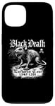 Coque pour iPhone 13 Black Death European Tour Plague Rat Histoire médiévale