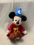 Walt Disney World SORCERER MICKEY Bean Bag Exclusive Theme Park  NWT