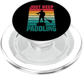 Stand Up Paddleboard SUP Retro Design Homme PopSockets PopGrip pour MagSafe