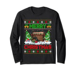 Xmas Tree Lighting Ugly Musical Marimba Christmas Long Sleeve T-Shirt