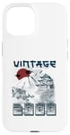 Coque pour iPhone 15 Anniversaire 24 Ans Pour Homme Femme Rétro Vintage 2000 Japon