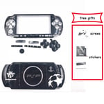 rajoitettu versio C-Limited Housing Shell -kotelo PSP 3000 -konsolikotelolle ja ruuvipainikkeiden sarja Sony PSP3000 -pelikonsolin kuorelle