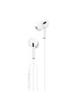 Foneng In-ear headphones wired T33 mini jack 3.5mm microphone (white)