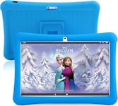 niuniutab Tablette Enfants 10 Pouces, RAM 4 Go/64 Go, Certifiée Google, Android 11, WiFi, Contrôle Parental, Espace Enfants, avec étui Antichoc (Bleu)