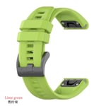 26mm silikonrem för Garmin fenix 7X 7 7S 6X 6 Pro 6S 5 5X Plus Smart watch Band Armband för Garmin Descent mk2i mk3 51mm 3 Garmin Fenix 7X pro