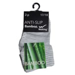 Walking Bamboo Halksockor Bambu Baby 6-pack Grå 17-18 (6-9 Mån)