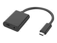 Microconnect - Usb-kuuloke-liitäntä / Lataussovitin 24 Pin Usb-c Uros 24 Pin Usb-c, Mini-phone 3.5 Mm Naaras Musta