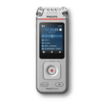 Philips Voice Tracer DVT4110/00 dictaphone Flash card Chrome Silver