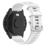 Garmin Forerunner 955 / 255 / 745 / 945 / 935 / instinct 2 osv. Silikonarmbånd, 22mm - Hvit