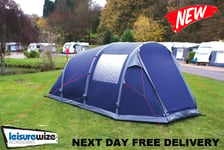 Leisurewize Olympus 4 Berth Tent Four Man Air Inflatable Tent Family Camping 