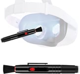 Lenspen Crayon de nettoyage pour objectifs et filtres, stylo de nettoyage, syst¿¿me de nettoyage pour appareils photo Quest 2/Quest/Rift S/Vive/Cosmos/casque VR Noir