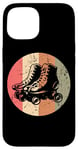 Coque pour iPhone 15 Roller Skates Vintage Skating