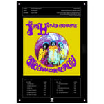 Jimi Hendrix Are You Experienced Metal Sign 400mm x 275mm