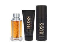 Set Hugo Boss The Scent For Man Edt Spray 100Ml + Deo Spray 150Ml + Shower Gel 100Ml