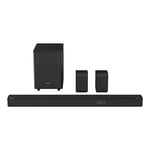 Hisense AX5125H 5.1.2 Channel 500W Dolby Atmos Soundbar with Wireless Subwoofer& Up Firing Speakers& Turly Wireless Rear Speakers