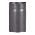 FIREFIX Senotherm RD150/2 Tuyau de poêle en acier de 2 mm de diamètre 150 mm pour cheminées et foyers Noir foncé 250 mm