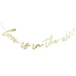 CLUB GREEN Love is in The AIR Banner, Gold, 26.8 x 0.3 x 33.5 cm