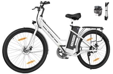 HITWAY Vélo Électrique 26 Pouces Vélo Électrique Femme et Homme,Moteur 250W,Batterie 36V/8,4Ah,Max 25km/h,Pédalage Assisté,Autonomie 35-70km,Adulte Unisexe