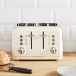 Spectrum Cream 4 Slice Toaster