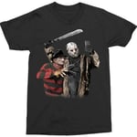 Jason Freddy Selfie Friday the 13th Nightmare on Elm Street Movie T Shirt 72-305