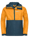 Jack Wolfskin Rainy Days Veste K Pluie Mixte, Orange Pop, 12 Ans