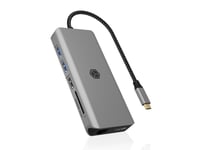 Ib-Dk4061-Cpd (Antrasitt, Usb-A, Usb-C, Hdmi, Kortleser, Gigabit Lan)