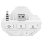 Adaptateur De Casque, Contr&ocirc;Leur Audio, Convertisseur De Casque Pour Manette De Jeu Sans Fil Xbox One, Blanc