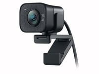 Logitech StreamCam - Webbkamera - färg - 1920 x 1080 - 1080p - ljud - USB-C 3.1 Gen 1 - MJPEG, YUY2 - GRAPHITE (Grå)