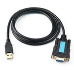 USB till RS232-adapter med PL2303-chip USB2.0 hane till RS232 hona kabel för OS för Linux/Windows XP/