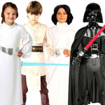 Star Wars Kids Fancy Dress Scifi Movie Film Book Day Week Childrens Costume