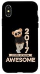 Coque pour iPhone X/XS Ours en peluche original Awesome 8e anniversaire garçon fille 2017